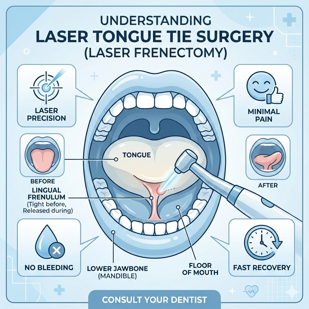 Is Laser Tongue Tie Surgery Painful? | | TMJ, Tongue Tie & Sleep Institute – Tongue Tie Treatment in Mumbai, India | TMJ |