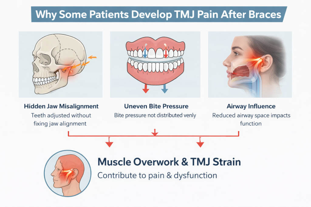 TMJ Pain After Braces? Why Orthodontics Can Trigger Jaw Disorders | | TMJ, Tongue Tie & Sleep Institute – Tongue Tie Treatment in Mumbai, India | TMJ |
