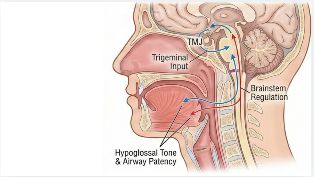 Airway instability leading to bruxism and TMJ