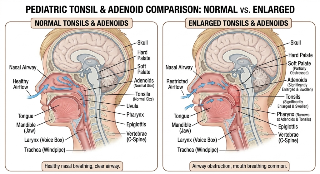 Tonsils, Adenoids, and Airway Orthodontics: Unlocking Better Breathing in Kids | | TMJ, Tongue Tie & Sleep Institute – Tongue Tie Treatment in Mumbai, India | TMJ |